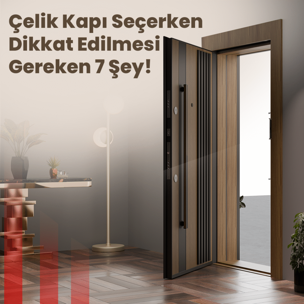 Çelik Kapı Seçerken Dikkat Edilmesi Gereken 4 Nokta